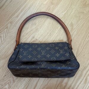 Louis Vuitton Dark Brown Monogram Shoulder Bag